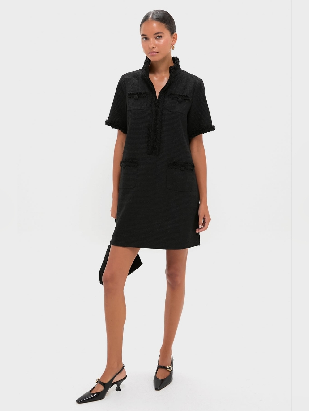 NWT Pomander Place Black Tweed Ophelia Dress Size XXL - Picture 10 of 11